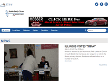 Tablet Screenshot of beloitdailynews.com